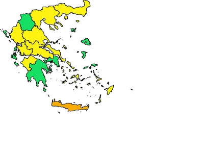 Map Alert Greece Σήμερα